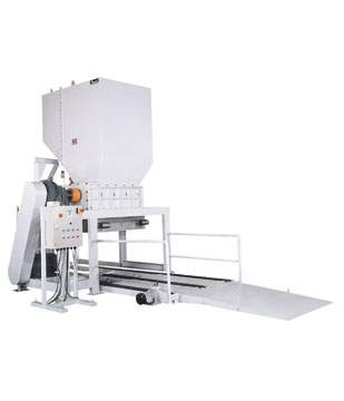 LCD panels waste crusher& auto packaged 、dusty arrester system
