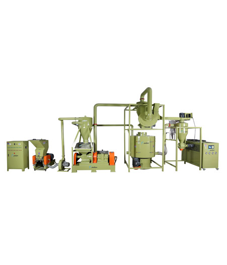 Rubber Made Sole Crushing, Pulverizing and Recycling System