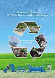 PET Bottle, PP/PE Bottle, PP/PE Film Cleaning and Recycling System