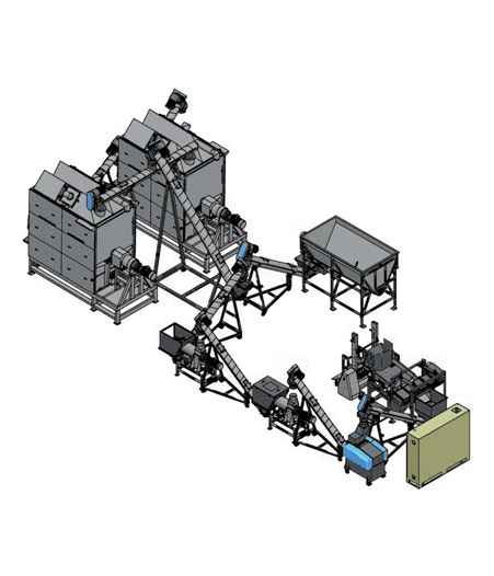 BUW Kitchen Waste to Organic Fertilizer System