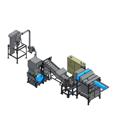 AGA System for Kinki Plastic Pallet Crushing, Grinding and Recycling